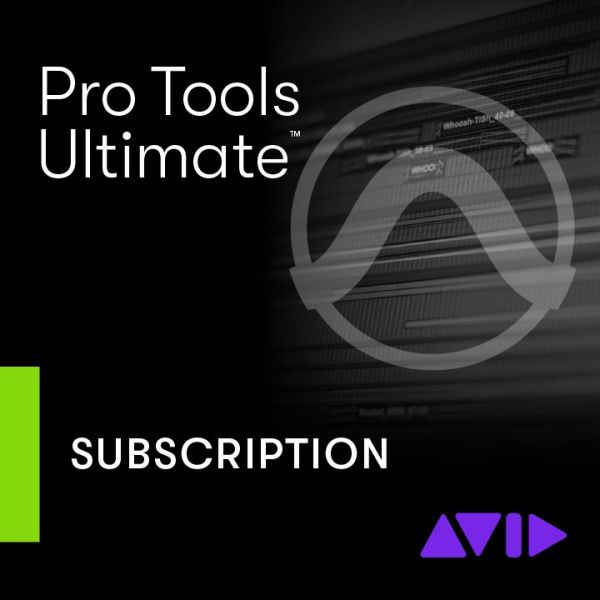 Avid PT Ultimate Annual Paid Annually Subscription NEW - DAW für Post-Production mit 2.048 Spuren, HDX und 64 Videospuren - Download
