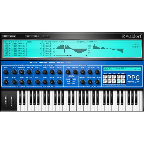 Waldorf PPG Wave 3.V - Update 2.0 - Wavetable-Synthesizer für Besitzer der ersten Version - Download
