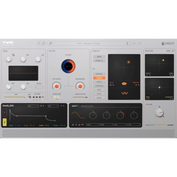 Yum Audio Ember - Synthesizer mit analogem Charakter - Download