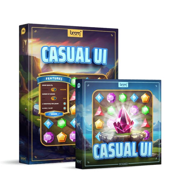 Boom Casual UI Bundle - Bundle mit UI-Sounds für Casual Games und Mobile-Projekte - Download