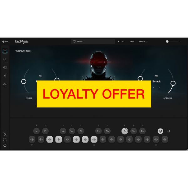 UJAM NEMESIS Loyalty Offer - virtuelle Drum-Machine für Cyberpunk und Industrial - Download