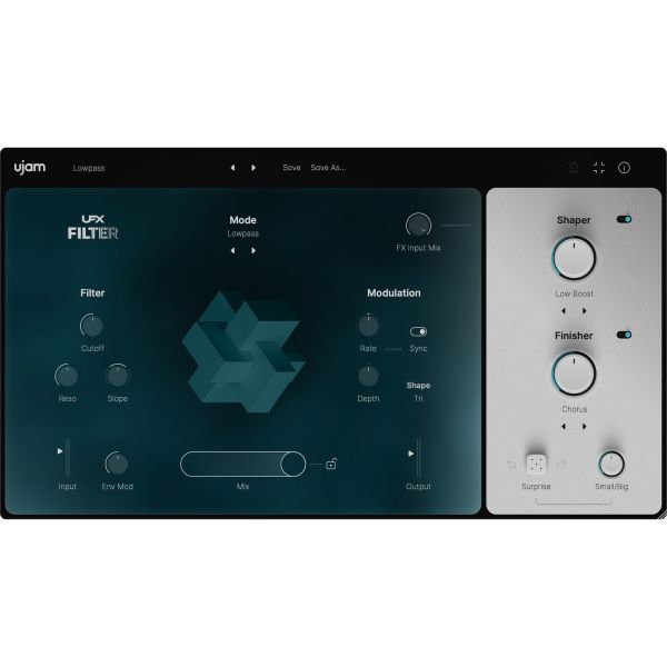 UJAM UFX FILTER - kreatives Filter-Plug-in mit 20 Filtermodi - Download