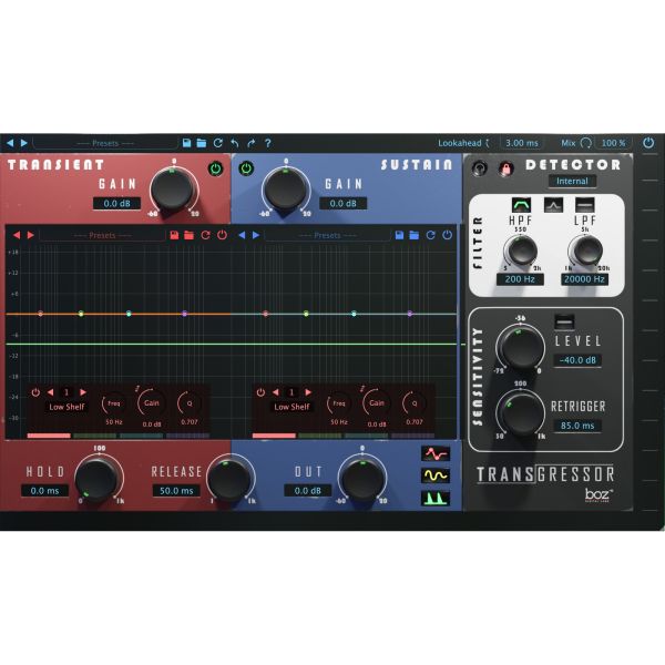 Boz Transgressor 3 - Transienten-Designer mit zwei 4-Band-EQs - Download
