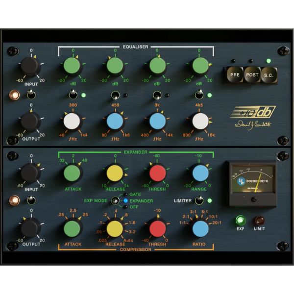 Boz +10dB Channel Strip - Kanalzug nach David Bendeths Hardware - Download