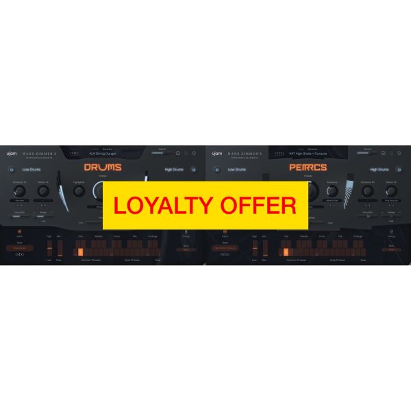 UJAM Hans Zimmer’s Drums & Percussion Bundle Loyal - Bundle aus DRUMS und PERRCS für cineastische Percussion - Download