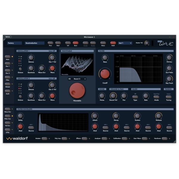 Waldorf Microwave 1 - Upgrade v2 - Wavetable-Synthesizer, Upgrade auf Version 2 - Download