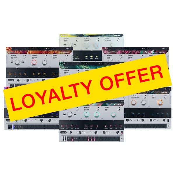 UJAM Usynth Bundle Loyalty Offer - Synthesizer-Bundle mit sieben Usynth-Titeln - Download