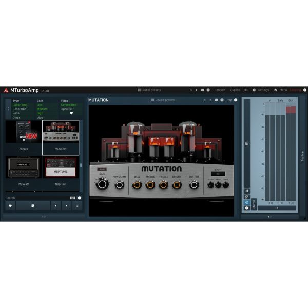 Melda MTurboAmp - Gitarrenverstärker und Verzerrerpedale - Download