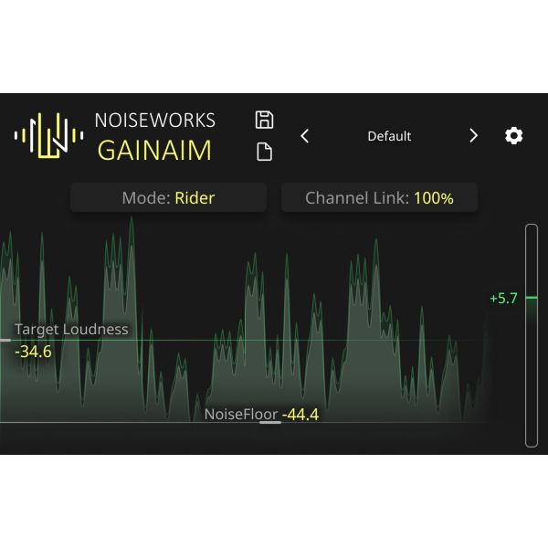 NoiseWorks GainAim - Vocal Rider mit fünf Geschwindigkeitsmodi - Download