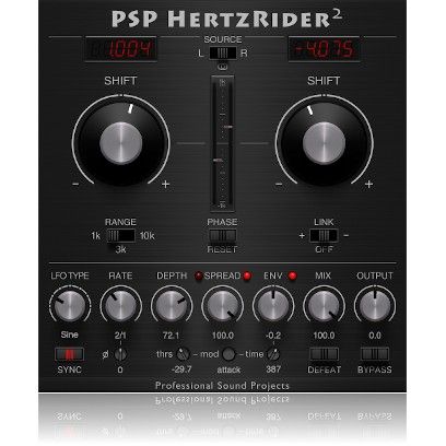 PSP HertzRider 2 - Frequency-Shifter mit LFO und Hüllkurvenfolger - Download
