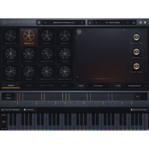 Infinitone 2 - Plug-in für dynamisches Mikrotuning - Download