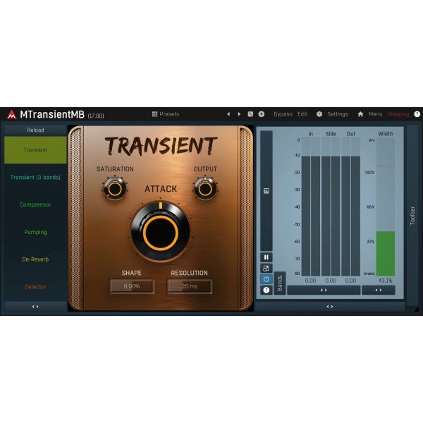 Melda MTransientMB - Multiband-Transientendesigner - Download