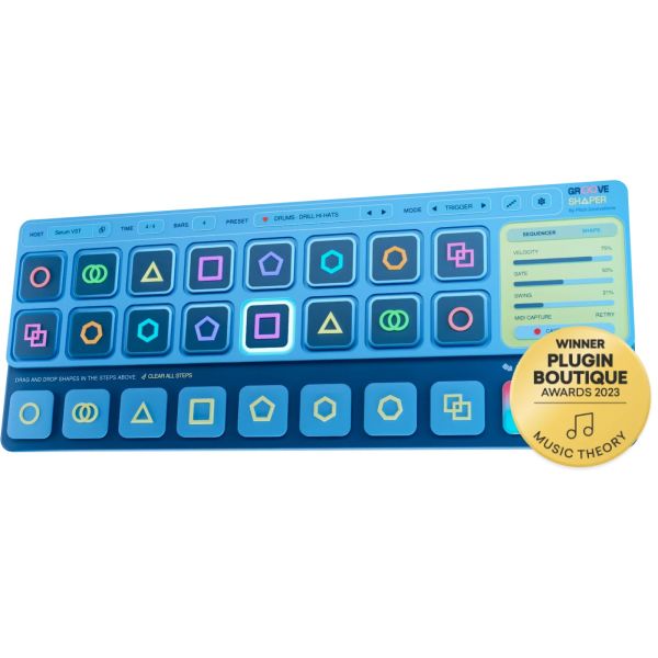 Pitch Innovations Groove Shaper - kreativer MIDI-Sequenzer für sofortige Rhythmen - Download