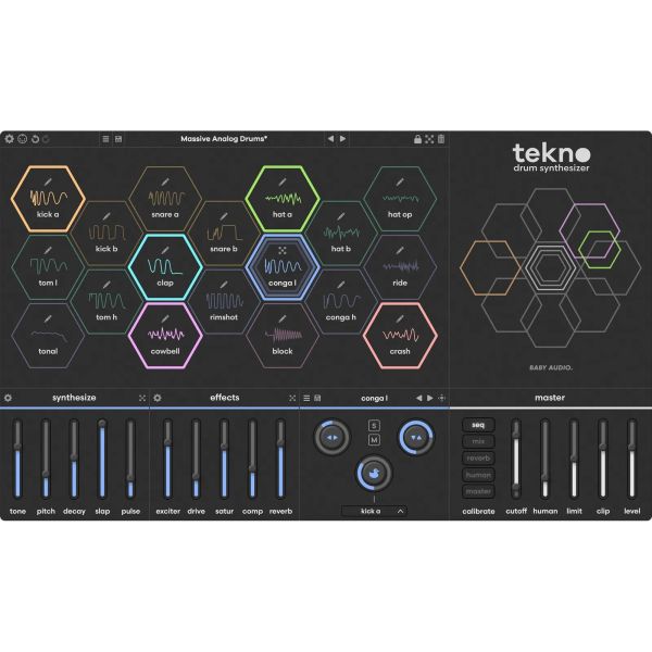 Baby Audio Tekno - Drum-Synthesizer für elektronische Drums - Download