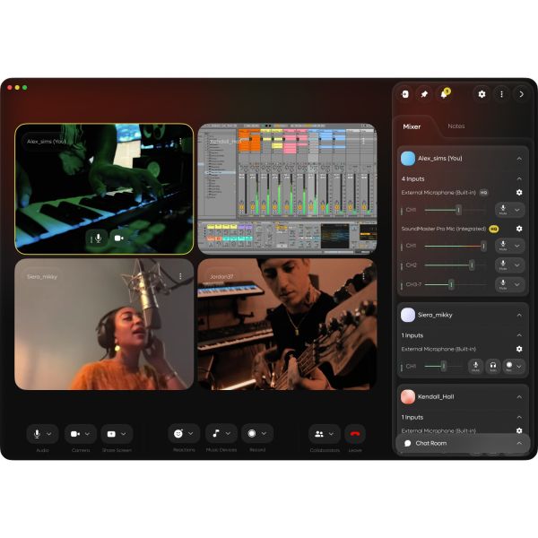 Muse Sessions Pro Flex - 1 Year - Online-Kollaborationsstudio für Musiker - Download