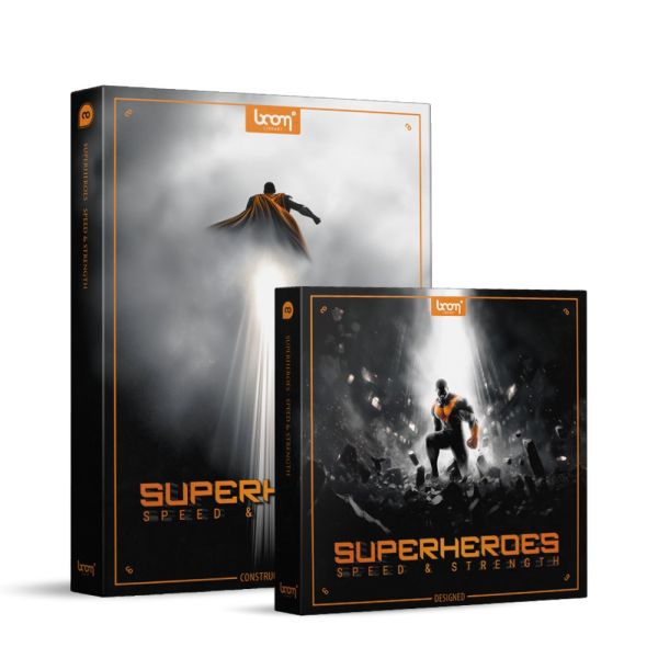 Boom Superheroes Spe & Str - Bdl - Bundle mit Superhelden-Soundeffekten und Rohsounds - Download