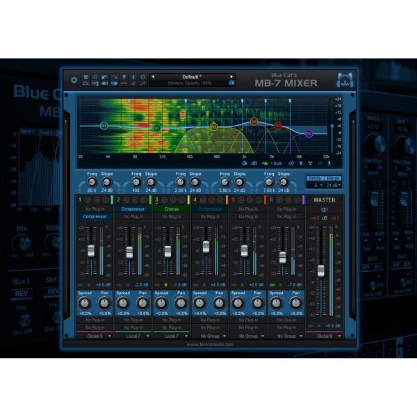 Blue Cat MB-7 Mixer - Multiband-Mischpult und Plug-in-Host - Download