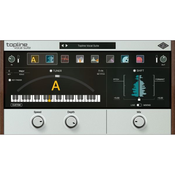 Universal Audio UAD Topline Vocal Suite - komplette Gesangskette mit Tonhöhenkorrektur - Download