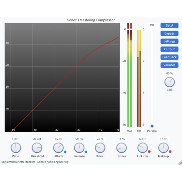 Sonoris Mastering Compressor - Breitband-Kompressor fürs Mastering - Download