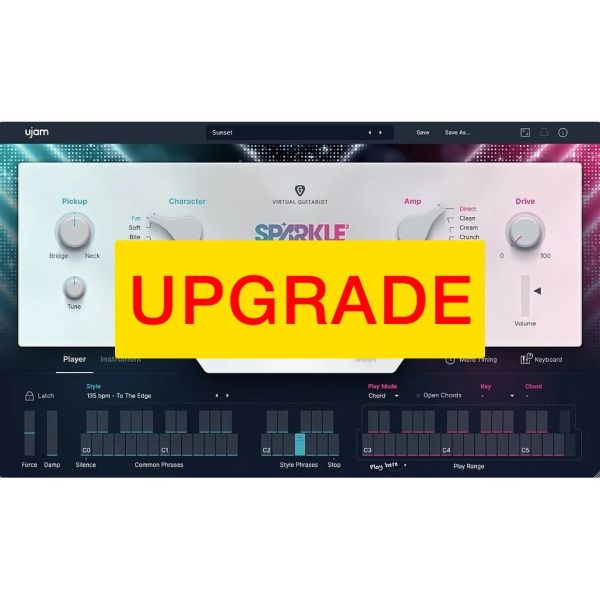 UJAM Upgrade SPARKLE 2 - virtueller E-Gitarrist für Besitzer der Vorversion - Download