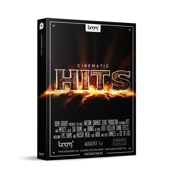 Boom Cinematic Hits CK - Sound-Bibliothek mit Quellsounds für Hits und Impacts - Download