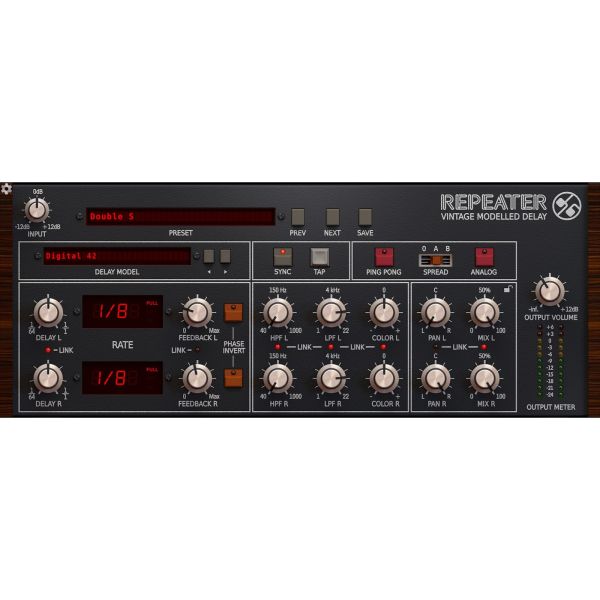 D16 Repeater - Delay-Plug-in mit 23 modellierten Delay-Typen - Download