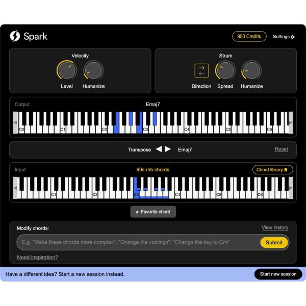 Muse Sessions Spark - 1 Year - KI-Akkordgenerator mit Texteingabe - Download