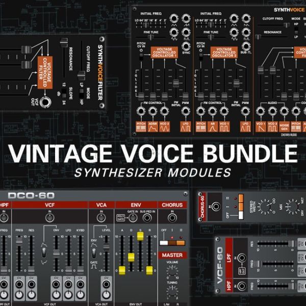 Cherry Audio Vintage Voice Bundle - Vintage-Synthesizermodule für Voltage Modular - Download