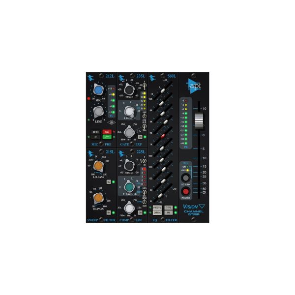 Universal Audio UAD API Vision Channel Strip Collection - API-Kanalzug mit Vorverstärker, EQ und Dynamik - Download