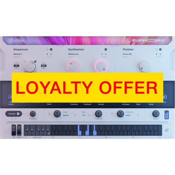 UJAM EUPHORIA Loyalty Offer - Synthesizer für EDM und Club-Hymnen - Download