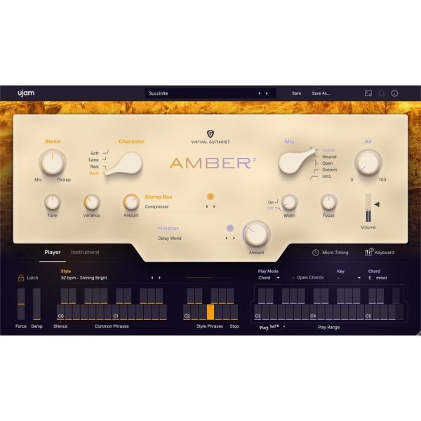 UJAM AMBER 2 - virtueller Akustikgitarrist mit Stahlsaiten - Download