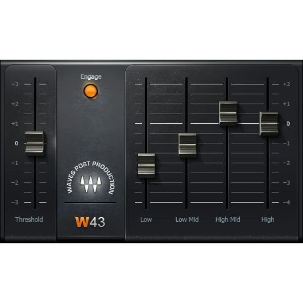 Waves W43 Noise Reduction Plugin - Rauschunterdrückung für Dialog und Postproduktion - Download