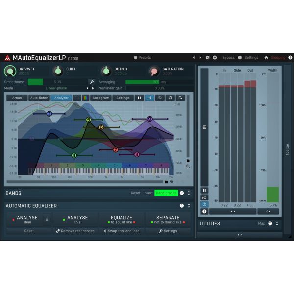 Melda MAutoEqualizer - Equalizer mit automatischer Klanganpassung - Download