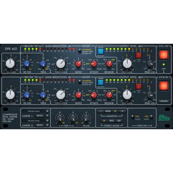 Waves BSS DPR-402 - VCA-Kompressor, Limiter und De-Esser - Download