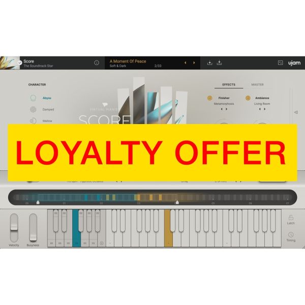 UJAM SCORE Loyalty Offer - virtueller Konzertflügel für Film- und Spielmusik - Download