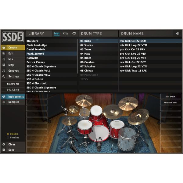 Steven Slate SSD Frank Zummo expansion - Drum-Erweiterung für Steven Slate Drums 5 - Download