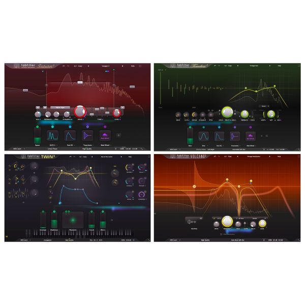 FabFilter Creative Bundle - Saturn 2, Twin 3, Timeless 3, Volcano 3 - Download