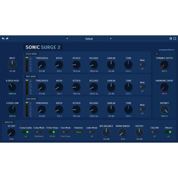 Re-Style Sonic Surge 2 - Multiband-Dynamikprozessor mit optischer Kompression - Download