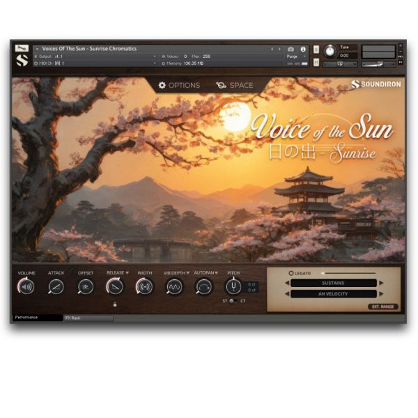 Soundiron Voice Of The Sun - Sunrise - japanische Solo-Frauenstimme für Kontakt - Download
