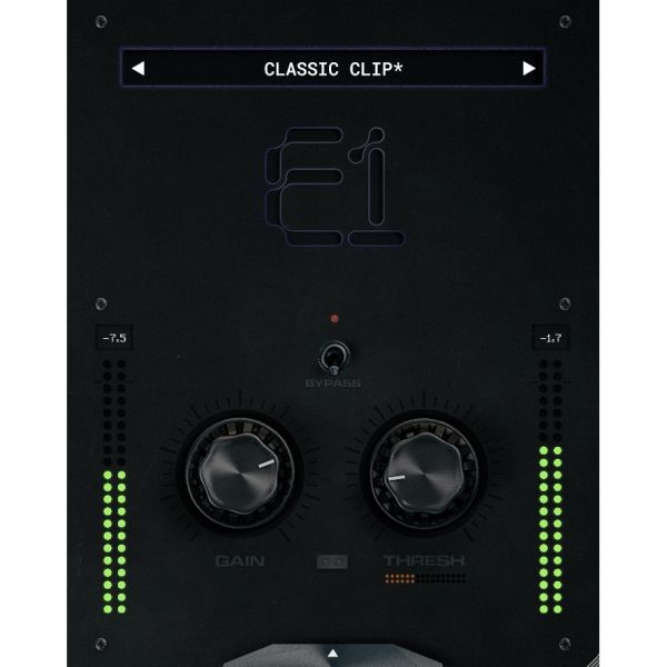Ebony Systems E1 - Soft-Clipper mit OTT-Kompression und Stereobreite - Download
