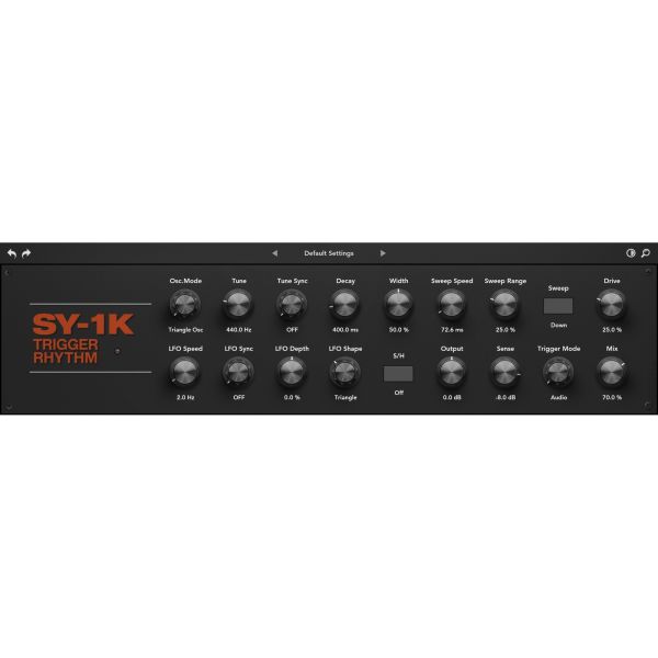 Re-Style Trigger Rhythm - Drum-Synthesizer im Simmons-Stil mit Audio- und MIDI-Trigger - Download