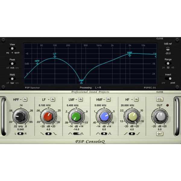 PSP ConsoleQ 2 - Equalizer im Stil britischer Mischpulte - Download