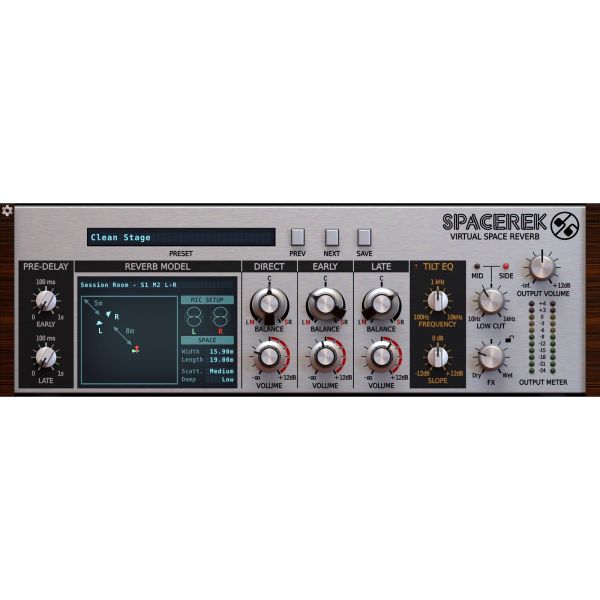 D16 Spacerek - Hall-Plug-in mit 114 Reverb-Modellen - Download