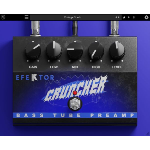 Kuassa Efektor Bass Cruncher Preamp - Röhren-Bass-Preamp mit Crunch-Charakter - Download