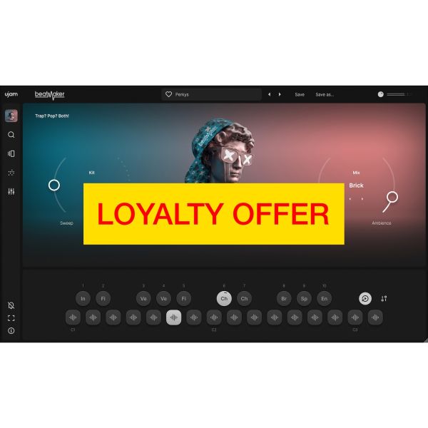 UJAM GLORY Loyalty Offer - virtuelle Drum-Machine für Trap und Drill - Download
