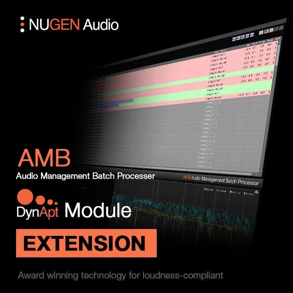 NUGEN AMB DynApt Module - AMB-Erweiterung für Dynamikanpassung und LRA-Zielwerte - Download