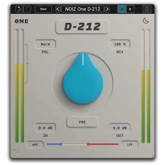 Kit Plugins NOIZ One D-212 - Preamp-Sättigungs-Plug-in - Download