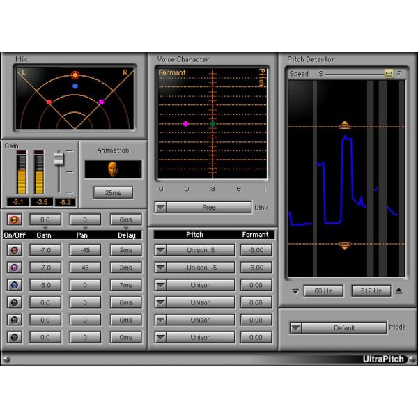 Waves UltraPitch - Pitch-Shifter und Harmonizer mit bis zu sechs Stimmen - Download