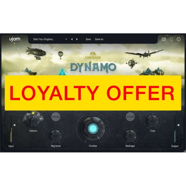UJAM DYNAMO Loyalty Offer - animiertes Multi-Effekt-Plug-in für surreale Klangverwandlungen - Download