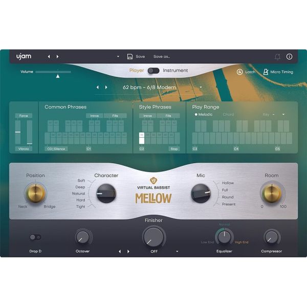 UJAM MELLOW 2 - virtueller Kontrabassist für Jazz, Soul und Hip-Hop - Download